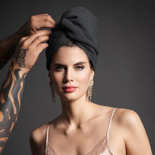 Softees Towel 16" X 29" - Black